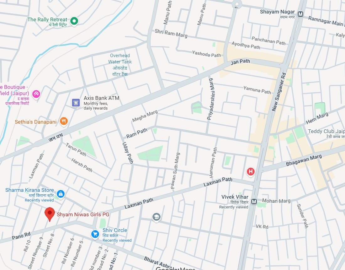 Shyam nagar map with nearby landmarks